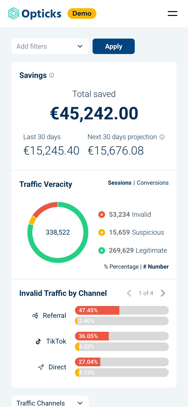 Opticks demo preview